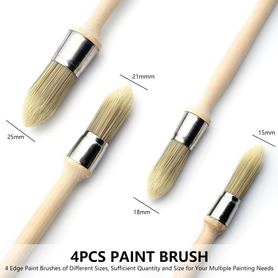 4pcs Trim Paint Brushes - EZ Painting Tools