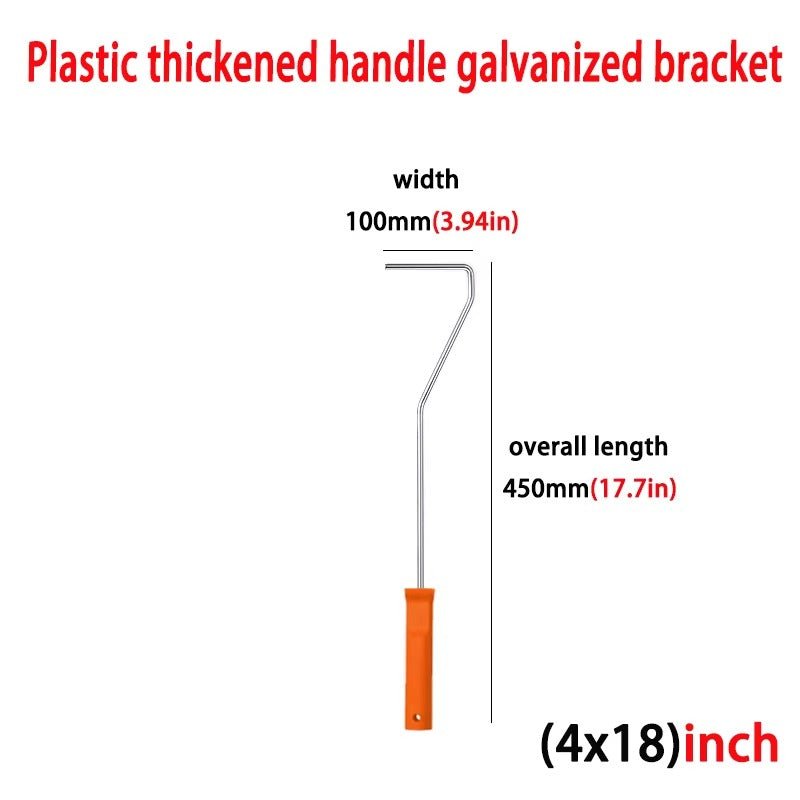 EZ Drum Wire Brush - 2 - inch & 4 - inch Cleaning Brush with Plastic Handle - EZ Painting Tools