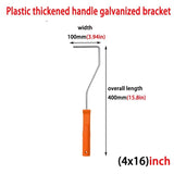 EZ Drum Wire Brush - 2 - inch & 4 - inch Cleaning Brush with Plastic Handle - EZ Painting Tools