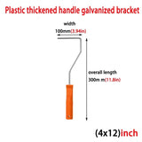 EZ Drum Wire Brush - 2 - inch & 4 - inch Cleaning Brush with Plastic Handle - EZ Painting Tools