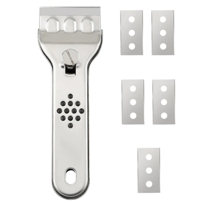 EZ Flat Metal Safety Scraper w/ 5 Blades - EZ Painting Tools