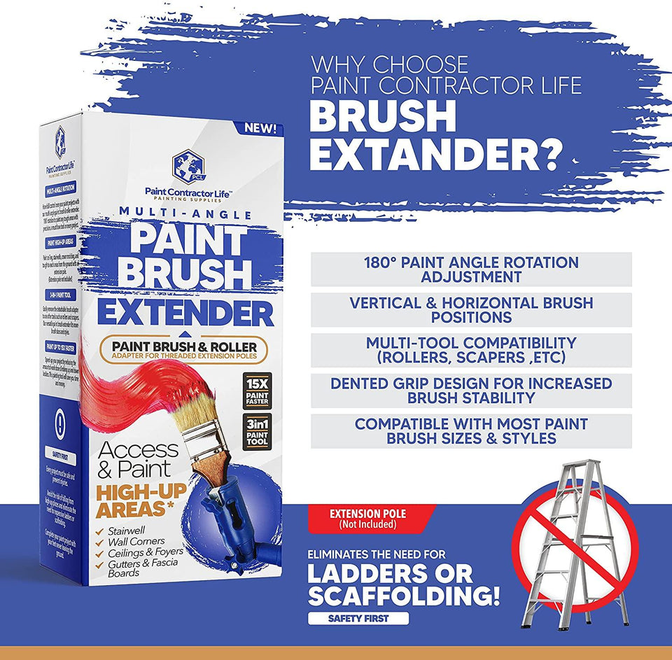 EZ Multi-Angle Paint Brush Extender - EZ Painting Tools - ezpaintingtools.com